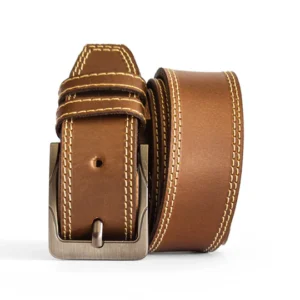 The Hunter // Brown Leather Belt